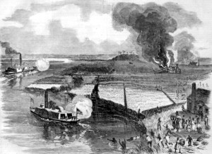 "Raid of Second South Carolina Volunteers among the Rice Plantations of the Combahee, from a Sketch by Surgeon Robinson," Harper's Weekly, July 4, 1863